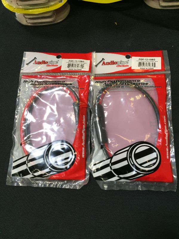 Photo 2 of 

Audiopipe 10 Gauge 12" Quick Disconnect Wire Harness
(2 pack)