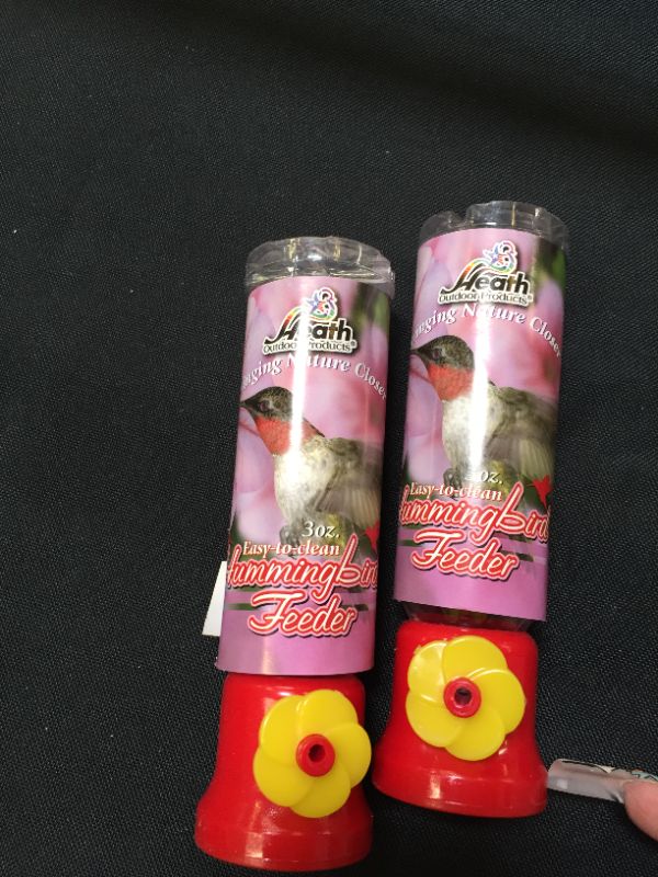 Photo 2 of 3 Oz. Mini Prefilled Hummingbird Feeder ---- 2 PACK
