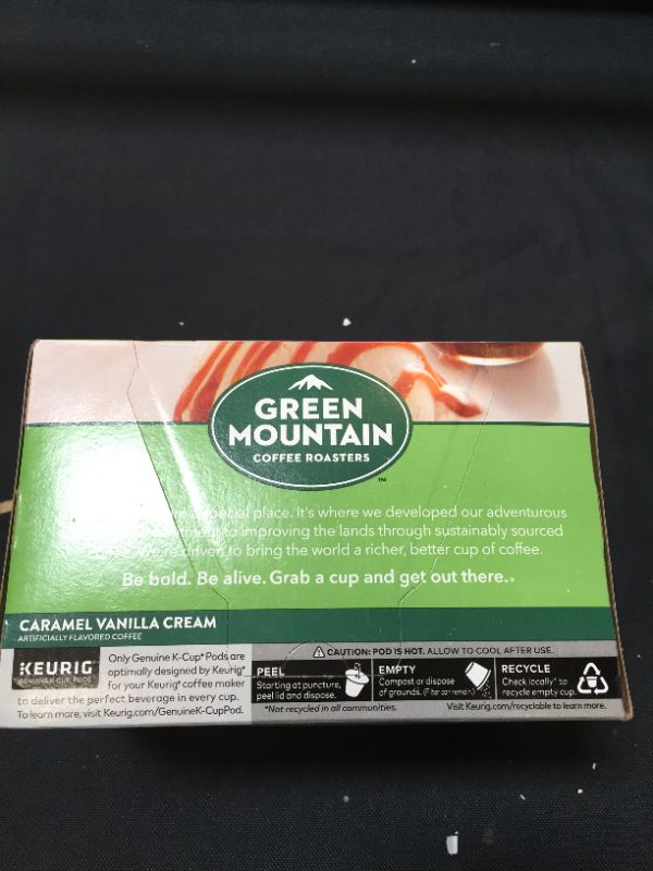 Photo 3 of Green Mountain Coffee Roasters Caramel Vanilla Cream Keurig K-Cup Coffee, 12 ct --- EXP 04/2022
