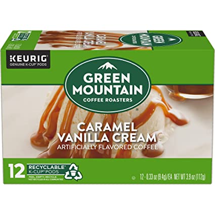 Photo 1 of Green Mountain Coffee Roasters Caramel Vanilla Cream Keurig K-Cup Coffee, 12 ct --- EXP 04/2022
