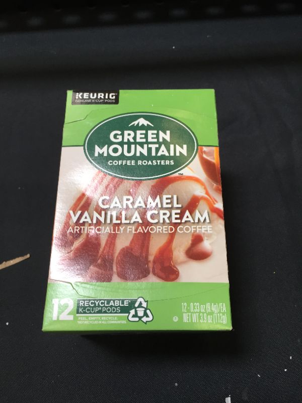 Photo 2 of Green Mountain Coffee Roasters Caramel Vanilla Cream Keurig K-Cup Coffee, 12 ct --- EXP 04/2022
