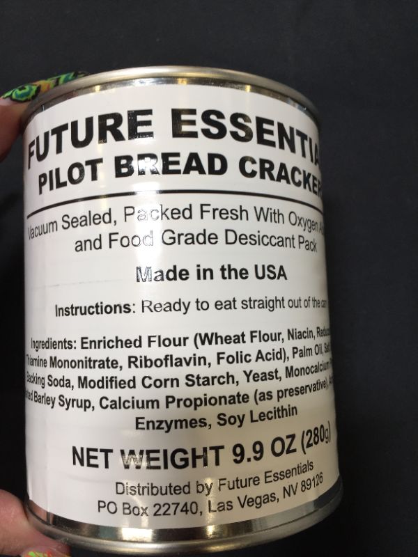 Photo 2 of 1 Can of Future Essentials Sailor Pilot Bread by Future Essentials -- NO EXP PROVIDED