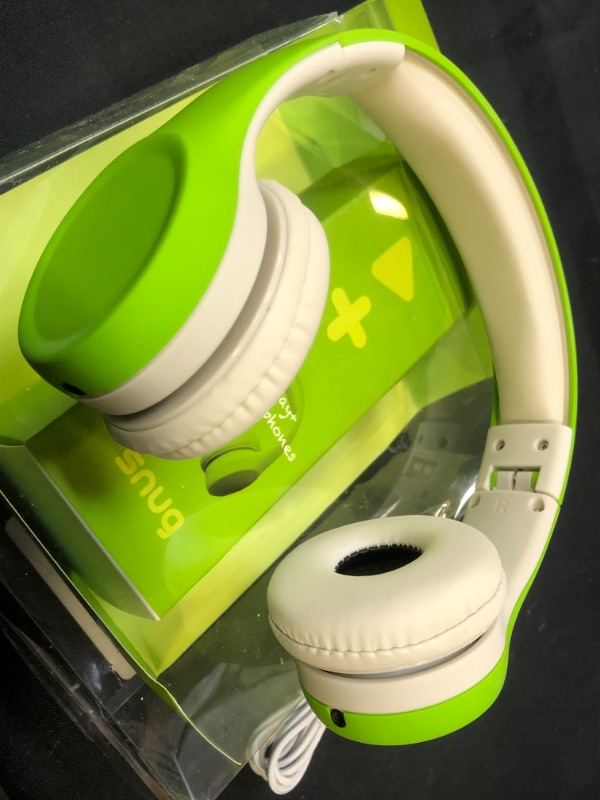 Photo 2 of Snug Play+ Kids Headphones Volume Limiting and Audio Sharing Port (Green)
