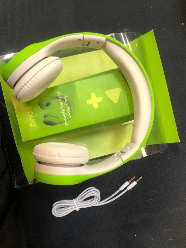 Photo 3 of Snug Play+ Kids Headphones Volume Limiting and Audio Sharing Port (Green)
