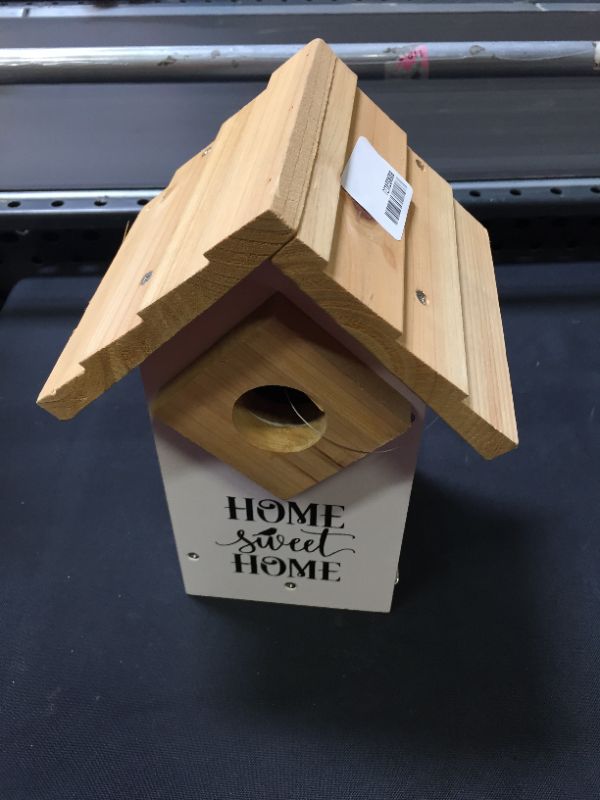 Photo 2 of BIRD HOUSE "HOME SWEET HOME" WHITE 