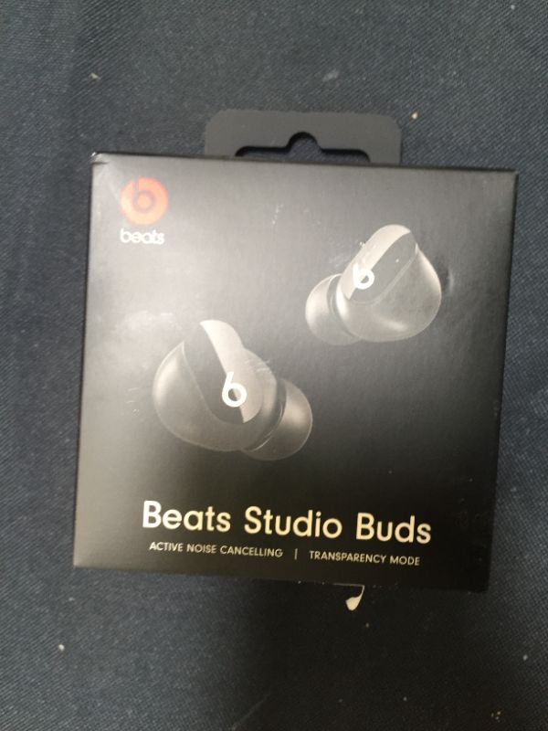 Photo 3 of Beats Studio Buds – True Wireless Noise Cancelling Earbuds – Compatible with Apple & Android, Built-in Microphone, IPX4 Rating, Sweat Resistant Earphones, Class 1 Bluetooth Headphones - Black --- FACTORY SEALED (SEE PHOTOS) 
