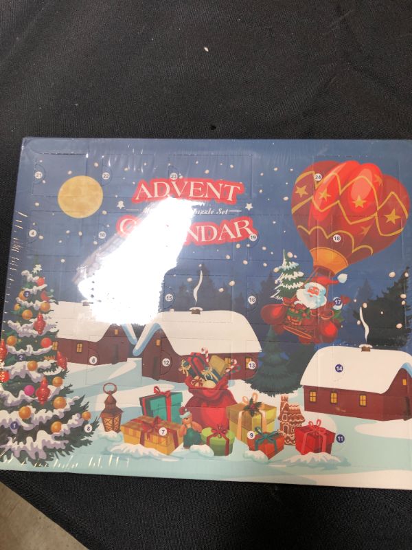 Photo 2 of Advent Calendar 2021 - Christmas Countdown Calendar Gift Box with 24 Brain Teaser Puzzles Toys for Xmas Countdown Holiday Kids Adults Challenge
