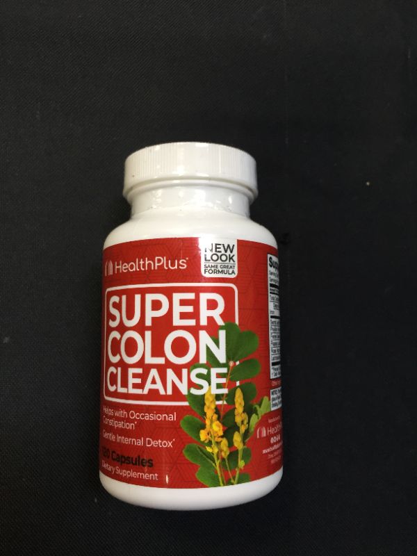 Photo 2 of Health Plus Super Colon Cleanse - 120 Capsules ---- EXP 06/2024