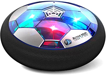 Photo 1 of Hover Soccer Ball Boy Toys Rechargeable, Toddlers Kids Indoor Air Soccer Ball Floating LED Light Up, Power Kick Disc Fun with Foam Bumper (No AA Battery Needed) Gift For Boys Girls Age 3 4 5 6 7 8 9+
