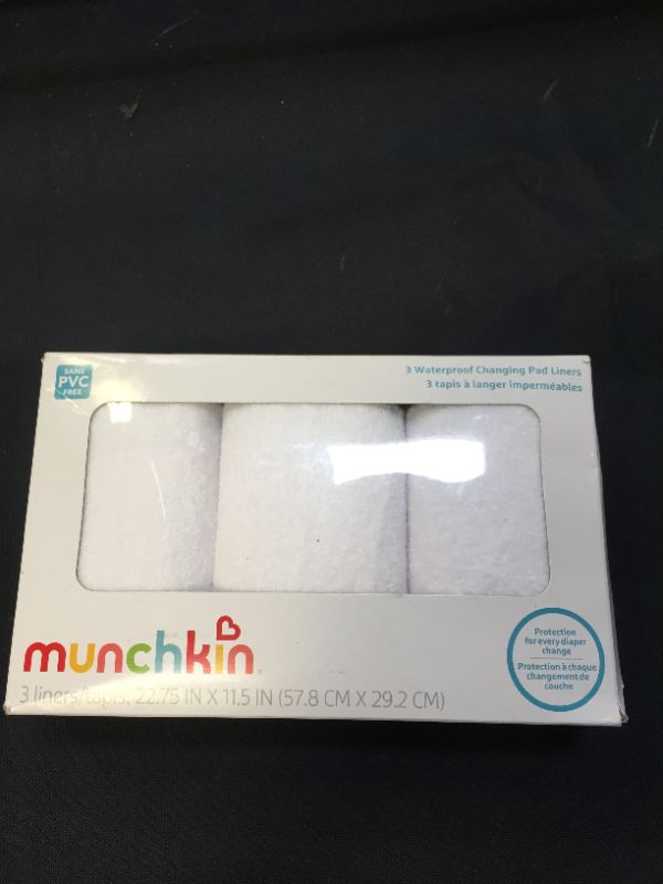 Photo 2 of Munchkin Waterproof Changing Pad Liners, 3 Count
