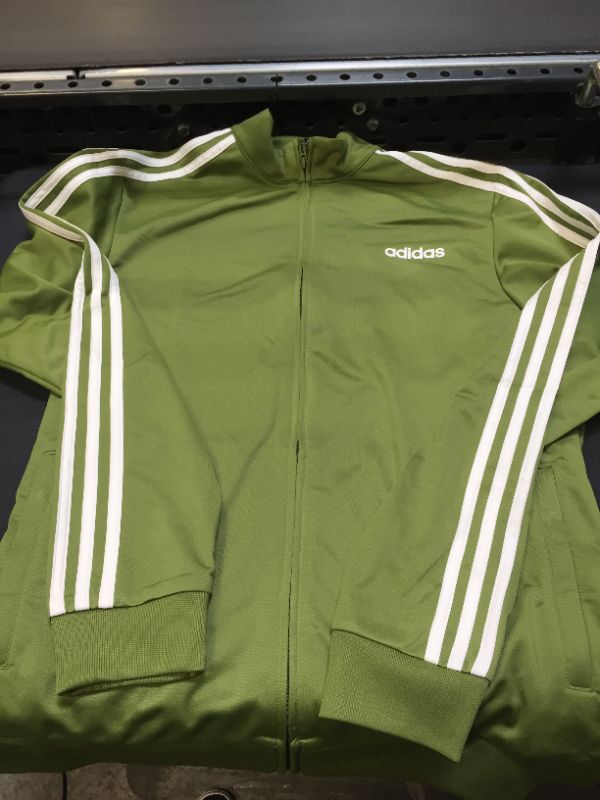 Photo 3 of MENS GREEN ADIDAS ZIP UP TRACKSUIT JACKET SIZE LARGE 