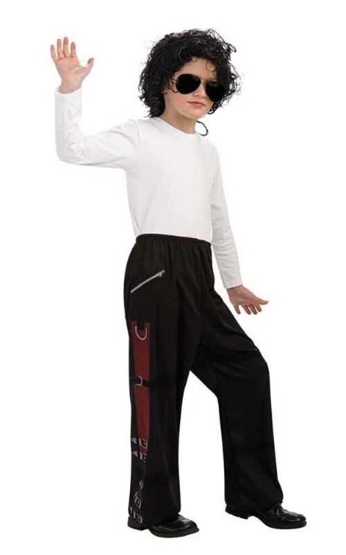 Photo 1 of Licensed Michael Jackson Child Boys Buckle Pants Fancy Dress Halloween Cos
  Size: Medium

