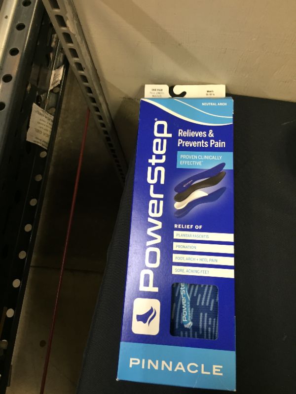 Photo 2 of Powerstep Mens-Adult Pinnacle Insole
size 11-11 1/2