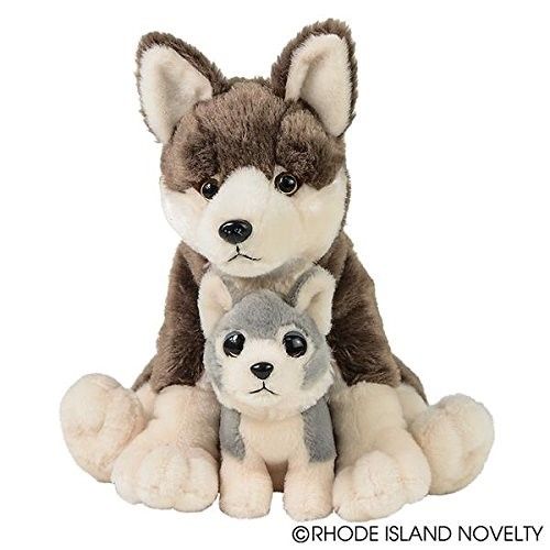 Photo 2 of 12" AND 6" BIRTH OF LIFE WOLF PLUSH