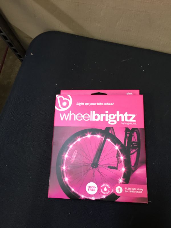 Photo 2 of 9700360 Wheel Bicycle LED Light Kit Pink
