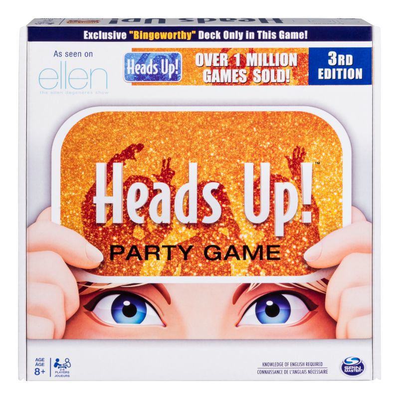 Photo 1 of Heads up! Party Game 3rd Edition Fun Word Guessing Game for Families Aged 8 and up
