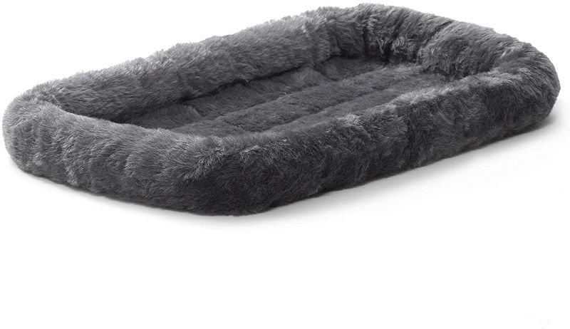 Photo 1 of 277179 40218Gy Qt Synthetic Fur Pet Bed Gray
