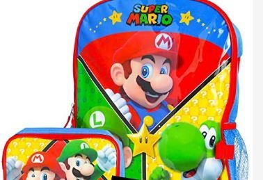 Photo 1 of  Super Mario Backpack and Lunch Box Set for Boys Girls Kids