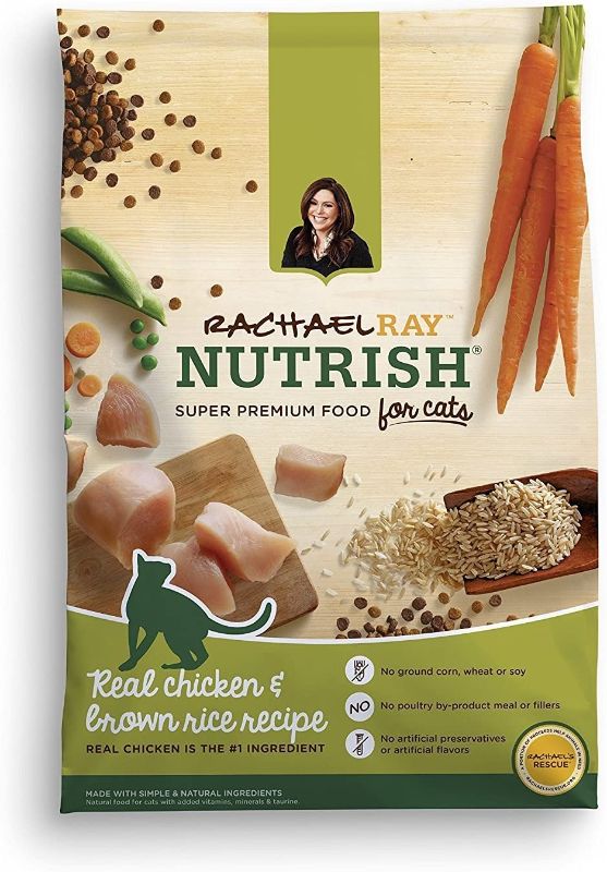 Photo 1 of Rachael Ray Nutrish Natural Dry Cat Food, Chicken & Brown Rice Recipe, 3 lbs (Pack of 2)--bb Jan 2022