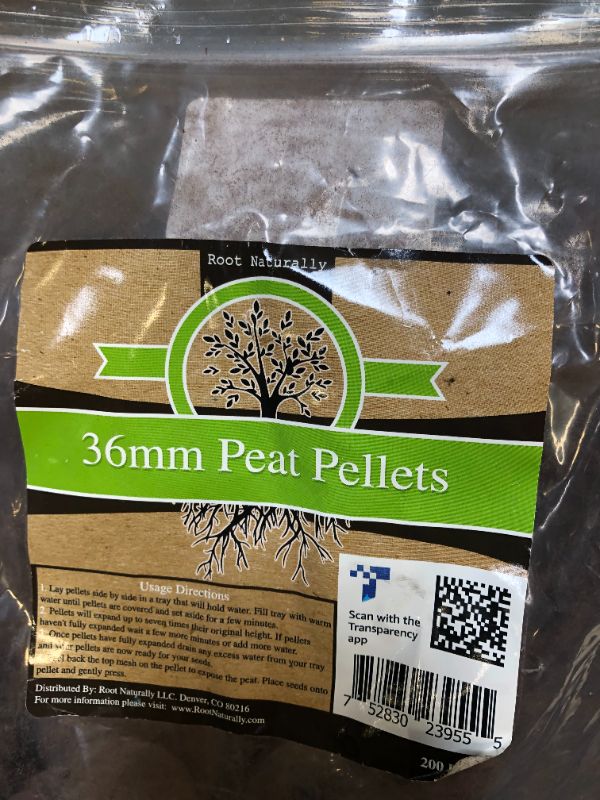 Photo 1 of Root Naturally 36mm Peat Pellets - 200 Count