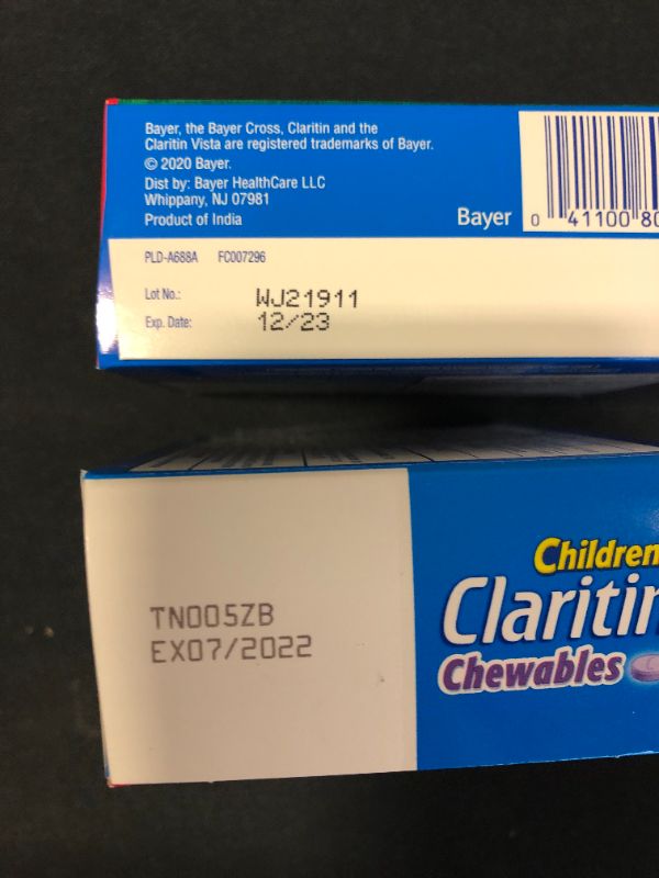 Photo 3 of Claritin 24 Hour Allergy Medicine, Non-Drowsy Prescription Strength Allergy Relief, Loratadine Antihistamine Tablets, 45 Count and Chewables for Kids, Grape, 40 Count, Bundle Pack

