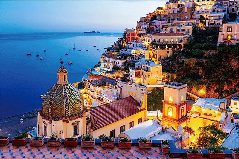 Photo 1 of Puzzles for Adults 1000 Piece Jigsaw Puzzles 1000 Pieces for Adults Kids Large Puzzle Game Toys Gift Amalfi Coast 27.2" x 20.1"
