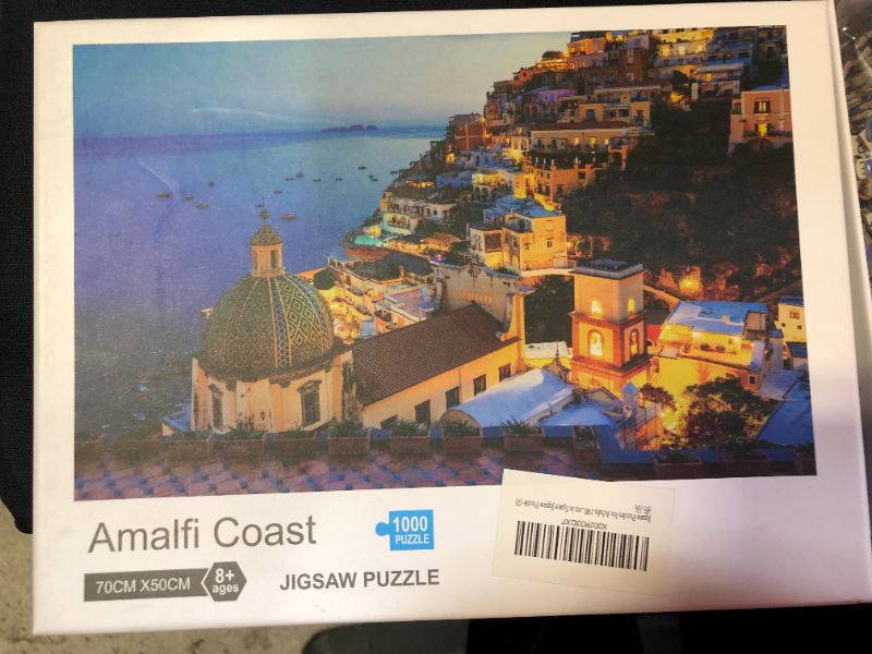 Photo 3 of Puzzles for Adults 1000 Piece Jigsaw Puzzles 1000 Pieces for Adults Kids Large Puzzle Game Toys Gift Amalfi Coast 27.2" x 20.1"
