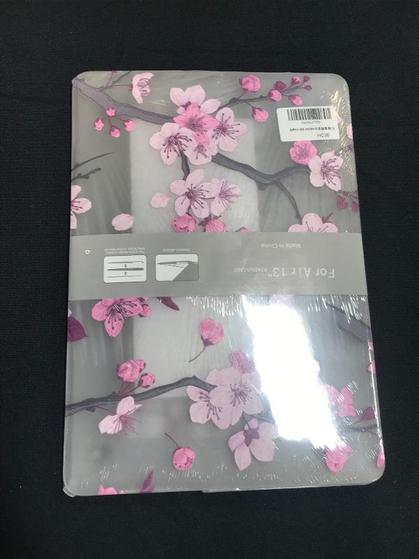 Photo 2 of KECC Compatible with MacBook Air 13 inch Case (2010-2017 Release) A1369/A1466 Plastic Hard Shell Keyboard Cover (Flower 10)
