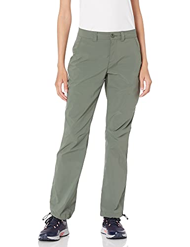 Photo 1 of Amazon Essentials Women's Stretch Woven Outdoor Hiking Pants with Utility Pockets, Dusty Olive, 
size 4

