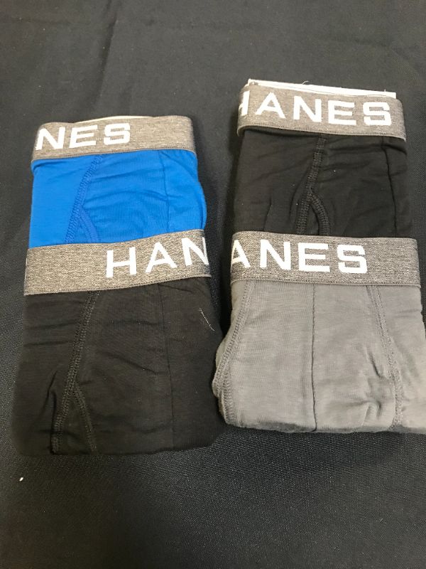 Photo 2 of Hanes Ultimate Men's Comfort Flex Fit Ultra Soft Cotton Modal Blend Boxer Brief 4-Pack

