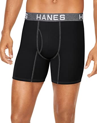 Photo 1 of Hanes Ultimate Men's Comfort Flex Fit Ultra Soft Cotton Modal Blend Boxer Brief 4-Pack

