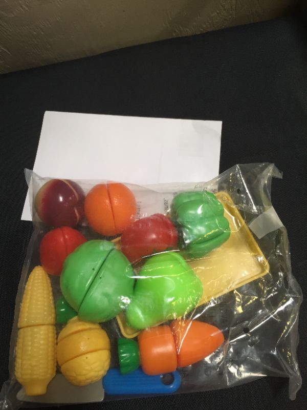 Photo 2 of Learning Resources LER7287 Pretend & Play Sliceable Fruits &- Veggies
