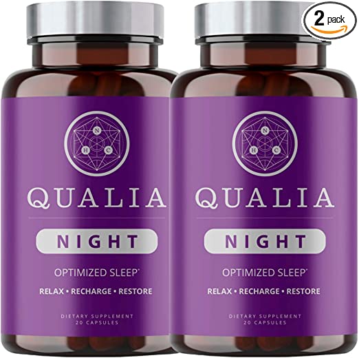 Photo 1 of Qualia Night Sleep Aid | Sleep Supplement for Enhanced Natural Sleep for Adults | Support Deep Refreshing Sleep, Recovery, and Brain Performance (40 Count) EXP: 02/2023
