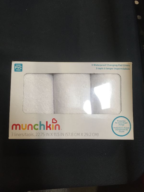 Photo 2 of Munchkin Waterproof Changing Pad Liners, 3 Count
