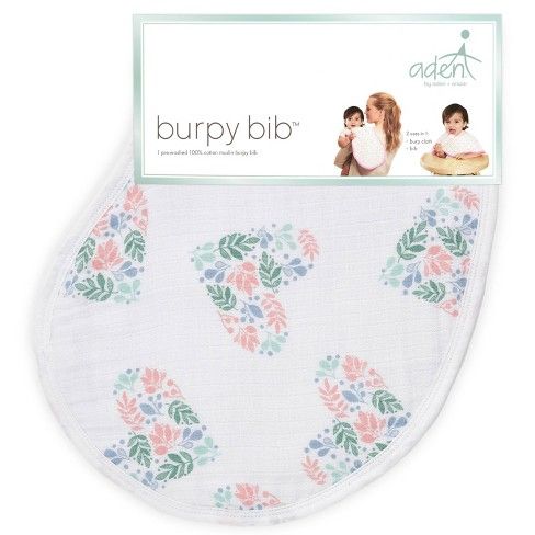 Photo 1 of aden and anais Essentials Burpy Bib – Light Pink
