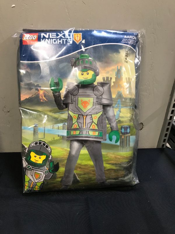 Photo 3 of Aaron Deluxe Nexo Knights Lego Costume, Medium/7-8
