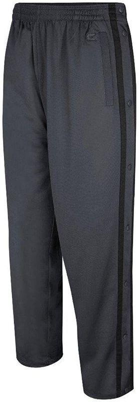 Photo 1 of Colosseum Mens Tearaway Athletic Pants ( Size: Small ) ( Color : Black/Grey ) 
