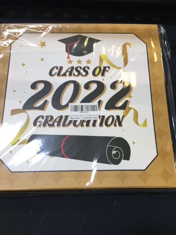 Photo 3 of 2022 Graduation Decorations Gold Black 4Pcs Graduation Balloon Boxes 2022 With Letters Grad for Class Graduation Party Decorations Supplies
