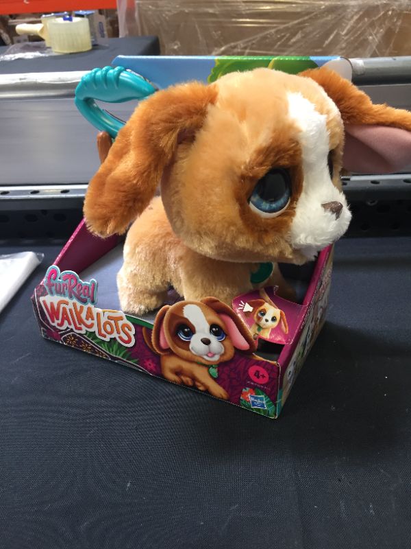 Photo 2 of FurReal Walkalots Big Wags Puppy, for Kids Ages 4 and up, Includes Leash
