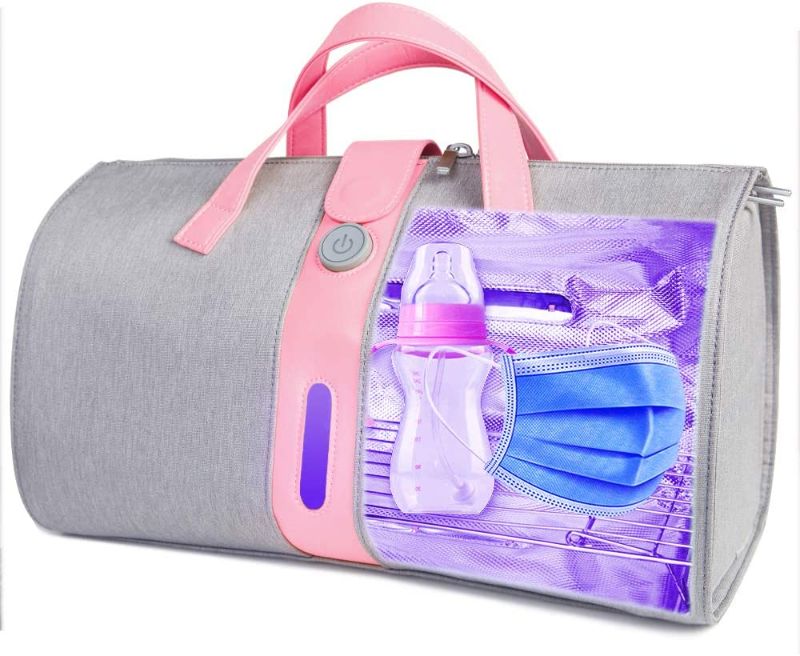 Photo 1 of Foldable UV Light Sanitizer Bag, Portable Sterilizer Box for Cellphone,Sunglasses,wallet,Cell Phone,Baby Bottle.
