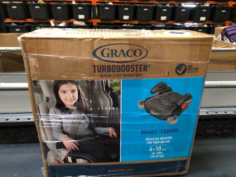 Photo 1 of Graco TurboBooster Backless Booster Car Seat, Galaxy Gray