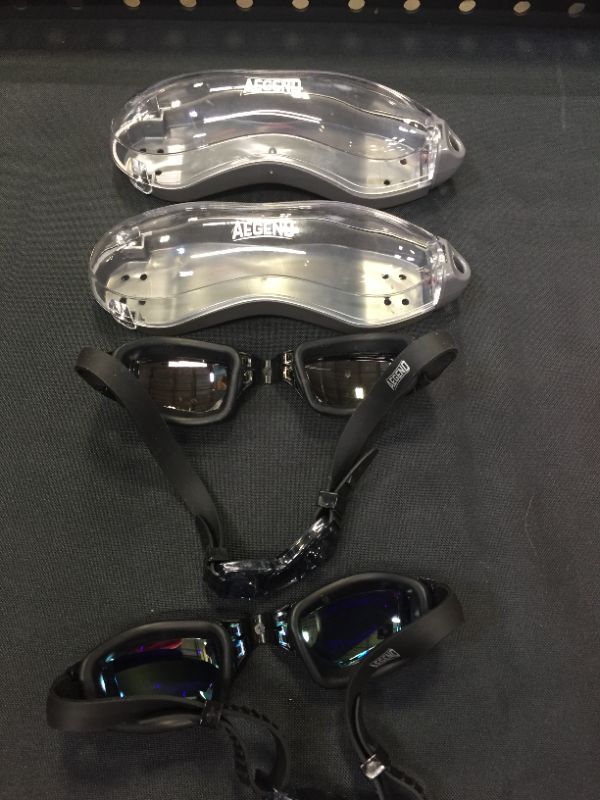 Photo 2 of  Swim Goggles Pack of 2 Swimming Goggle No Leaking Adult Men Women Youth