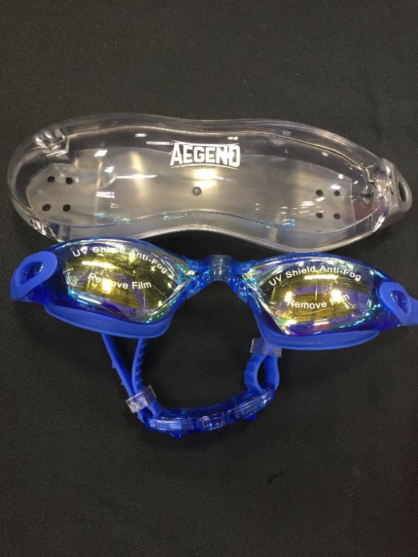 Photo 2 of Aegend Swim Goggles, Swimming Goggles No Leaking Full Protection Adult Men Women Youth
