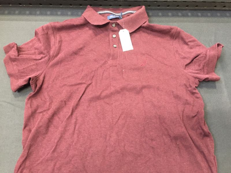Photo 1 of Nautica Men's Slim Fit Short Sleeve Solid Soft Cotton Polo Shirt --XL