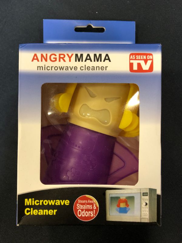 Photo 1 of Angry Mama Microwave Cleaner, Microwave Oven Steam Cleaner, Angry Mom Steamer Cleaning Crud Easily in Minutes, Steam Cleans and Disinfects with Vinegar and Water for Kitchen
