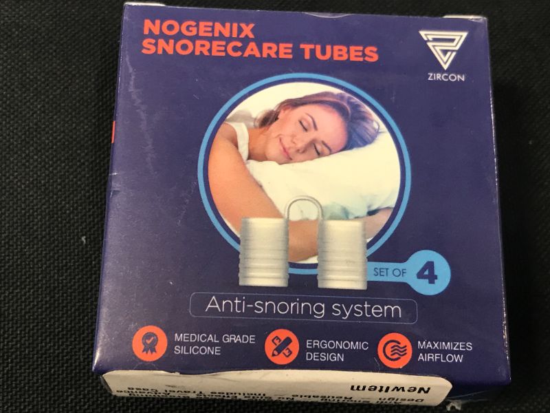 Photo 2 of  Zircon Set of 4 Nose Vents to Ease Breathing - Anti Snoring - No Side Effects - Advanced Design - Reusable - Includes Travel Case
