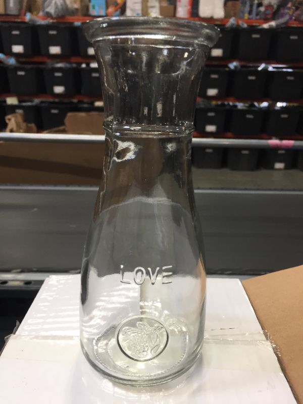 Photo 2 of 12 oz (350 ml) Glass Carafe Beverage Bottles