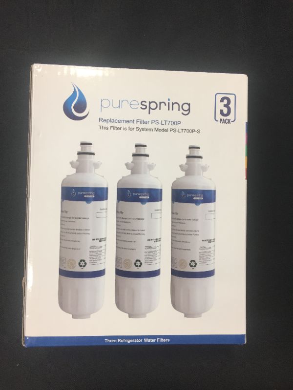 Photo 3 of PureSpring Certified Replacement Refrigerator Water Filter for LG ADQ36006101