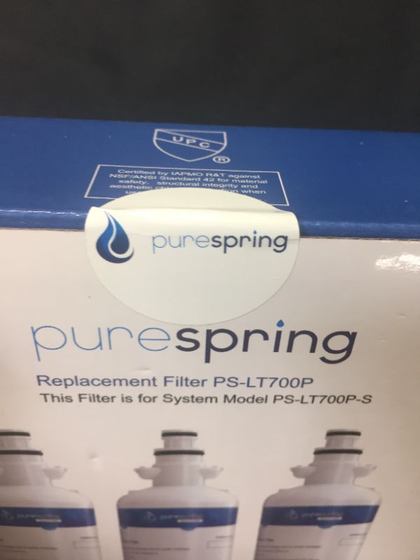 Photo 4 of PureSpring Certified Replacement Refrigerator Water Filter for LG ADQ36006101