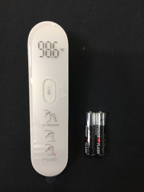 Photo 1 of iHealth Infrared No-Touch Forehead Thermometer